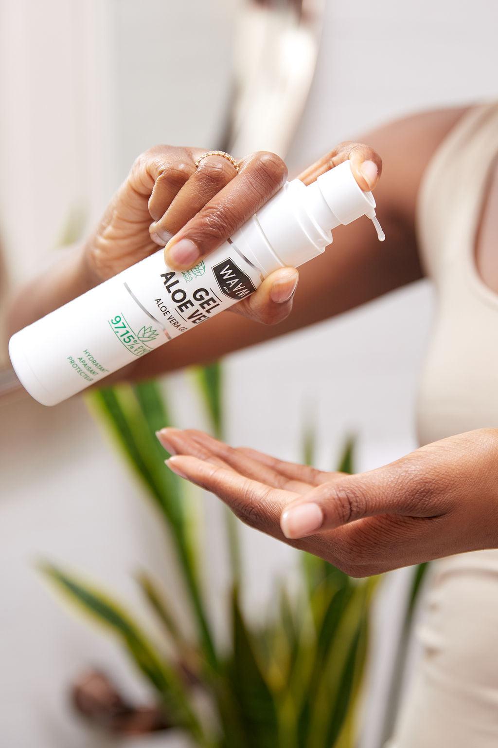 Gel d'Aloe vera bio 100mL I Waam Cosmetics