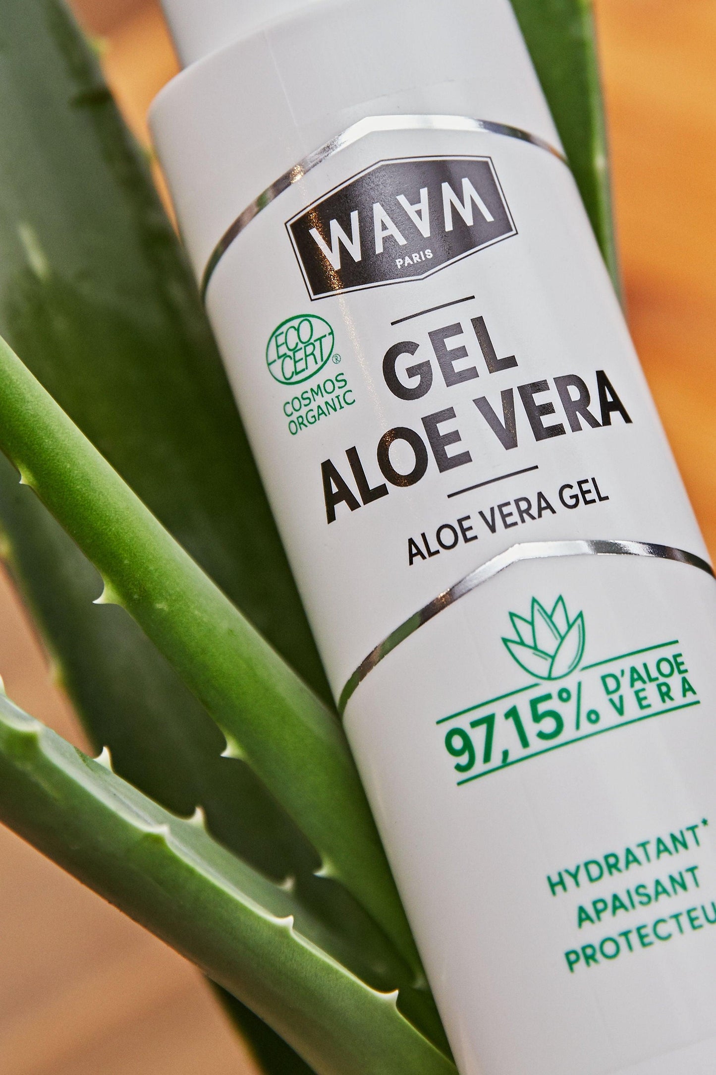 Gel d'Aloe vera bio 100mL I Waam Cosmetics