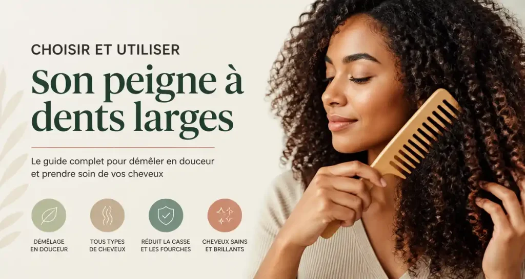 Choisir et utiliser son peigne à dents larges
