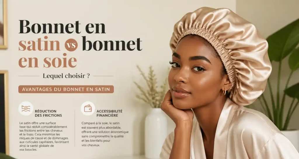 Bonnet en satin vs bonnet en soie : Lequel choisir ?