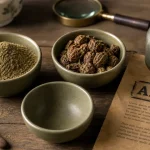 Amla (AMLA) en poudre et fruits séchés, pour distinguer amla ayurvédique du fruit européen