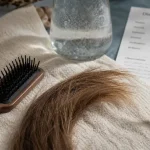 Cheveux reches : cuticules rugueuses, calcaire et brosse démêlante