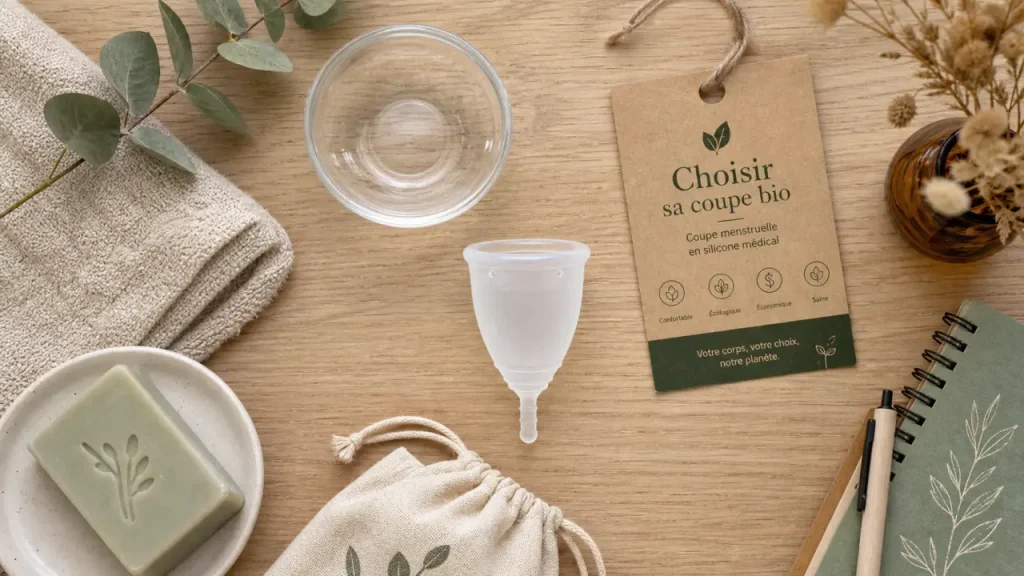 Coupe menstruelle bio : silicone médical, tailles et entretien sans erreur