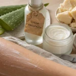 Crème naturelle pour le corps sur peau sèche : crème naturelle, ingrédients naturels