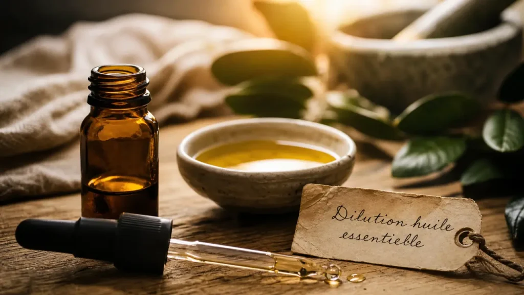 Pourquoi diluer une huile essentielle avant application ? Sécurité, dosage, support