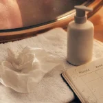 Eczéma sur visage : serviette, produits doux et conseils de contact