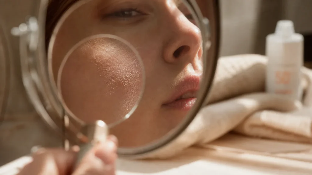 Kératose du visage : plaques rugueuses, UV et signes qui doivent faire consulter
