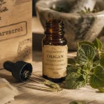 L huile d origan : pipette, flacon ambré, carvacrol et thymol, usage dilué