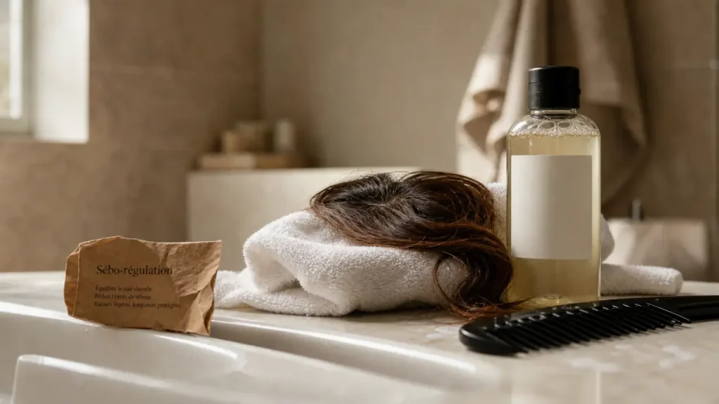 Cheveux gras : racines luisantes, cuir sensible, pointes sèches, quel shampoing choisir ?