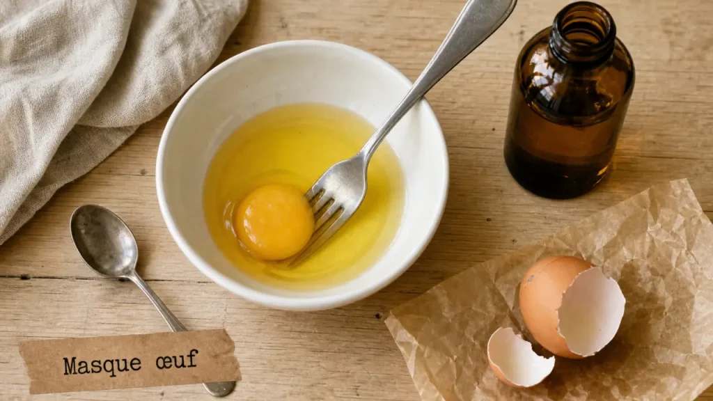 Œuf pour les cheveux : jaune, blanc ou entier, le bon choix selon l’effet recherché