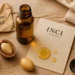 Argan oil oils : huile d’argan pure marocaine, 1ère pression à froid sur table en bois