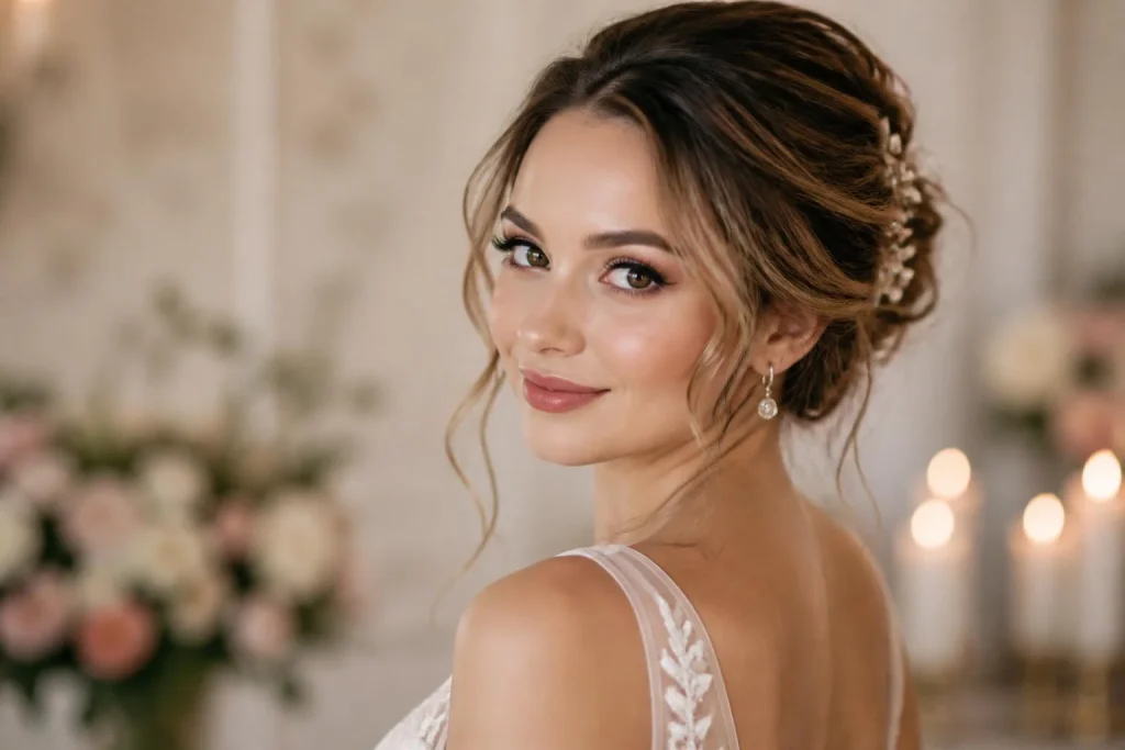 Coiffure et maquillage de mariage : réussir un look naturel, élégant et photogénique jusqu’au soir