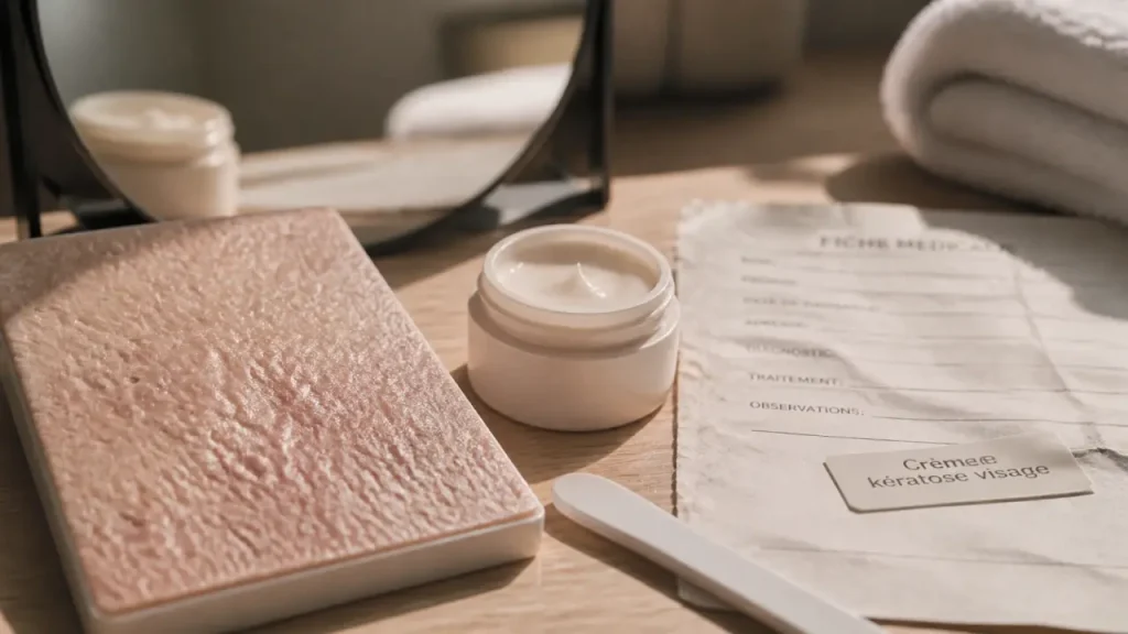 Crème pour kératose visage : actinique ou pilaire, laquelle choisir et comment l’utiliser