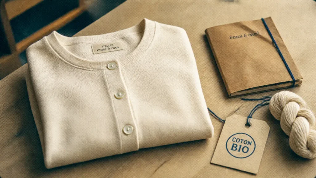 Gilet coton bio femme : douceur, coupe et labels à vérifier avant d’acheter