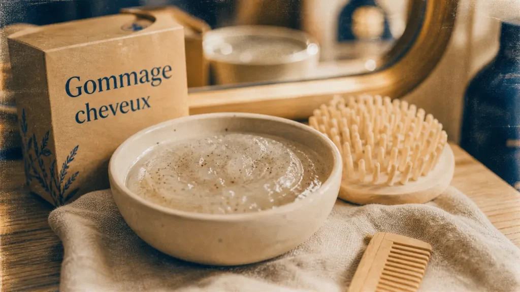 Gommage cheveux : purifier les racines sans irriter le cuir chevelu