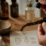 Huile pour cheveux bouclés : appliquer 2 gouttes sur pointes bouclées, sceller l’hydratation sans alourdir