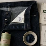 Jean coton bio indigo : labels GOTS, coupe et finitions à vérifier