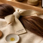 Kardoune cheveux en coton pour lissage sans chaleur et protection de nuit sur cheveux