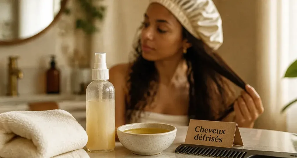 Cheveux défrisés : comment stopper la casse et retrouver une souplesse durable ?