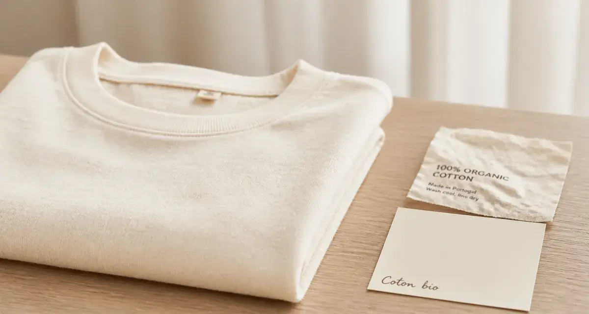 Tee shirt manche longue femme coton bio, 180 g/m2, coton biologique écru