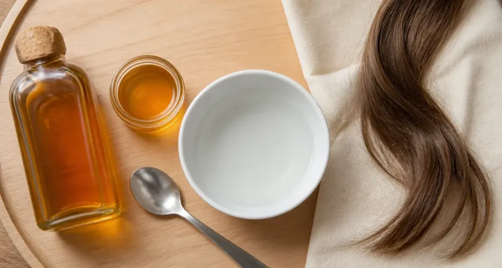 Vinaigre de cidre pour les cheveux : bienfaits, dilution et routine adaptée