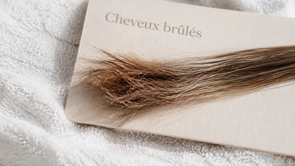 Cheveux brûlés : couper les pointes, réparer la fibre ou attendre la repousse ?
