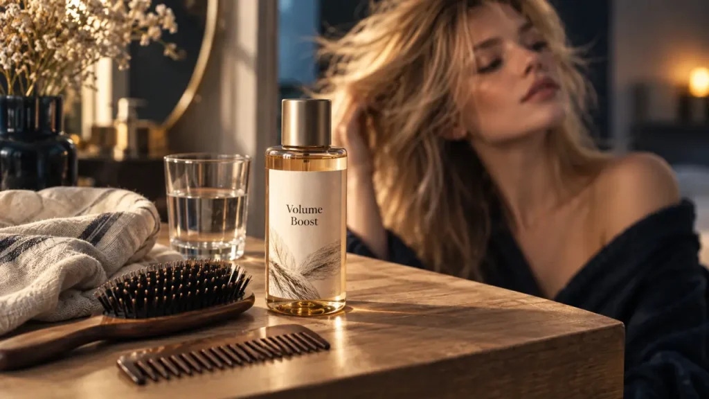 Cheveux fins et plats : comment gagner en volume, densifier la fibre et éviter l&rsquo;effet cartonné ?