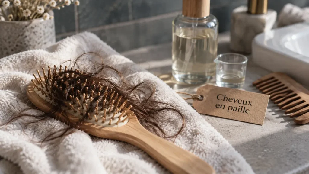 Cheveux en paille : les gestes qui restaurent la souplesse sans aggraver la casse