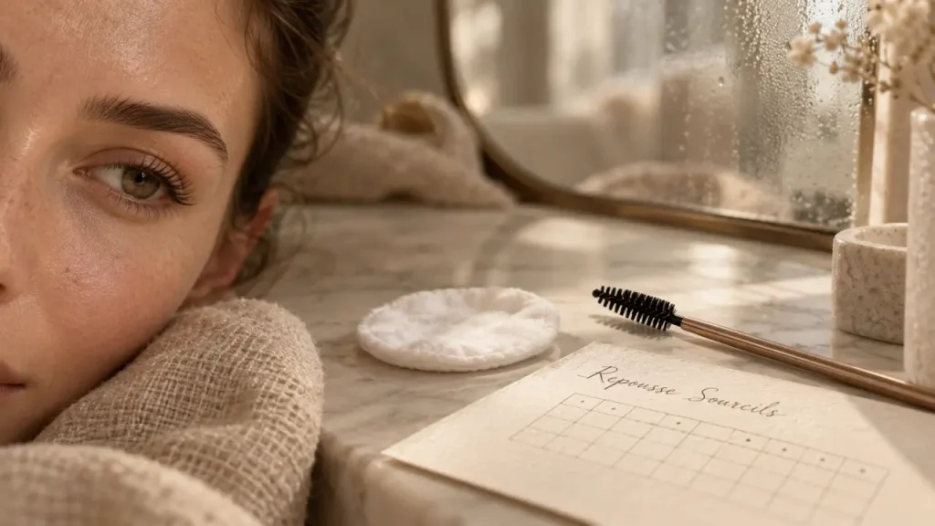 Repousse du sourcil : laisser pousser sans confondre soin et miracle
